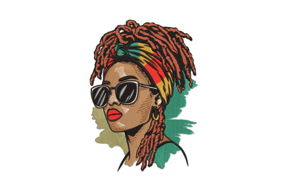Afro Woman: Elevating Holiday Embroidery Collections
