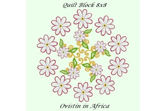 Review: Floral Twerls and Swerls Quilt Blocks for Merch