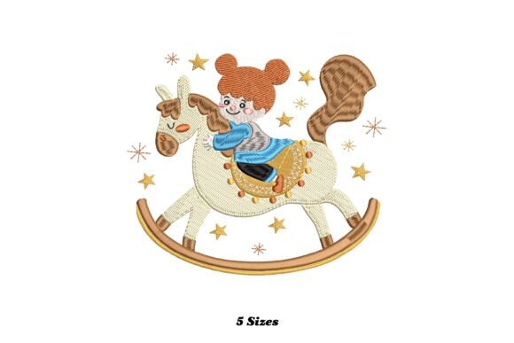 Review: Girl Playing on Toy Horse for Boutique Sweatshirts