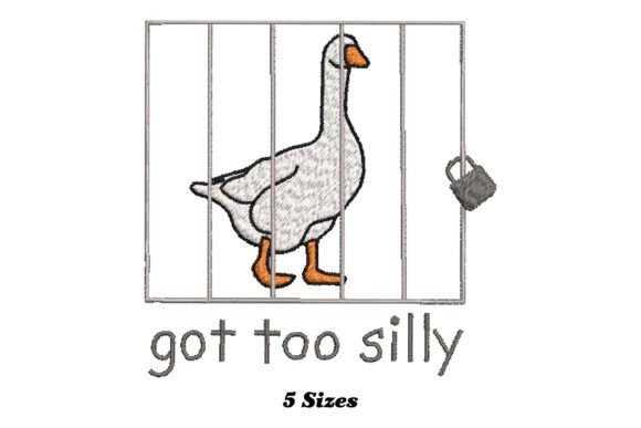 Reviewing Got Too Silly Duck for Embroidery Projects