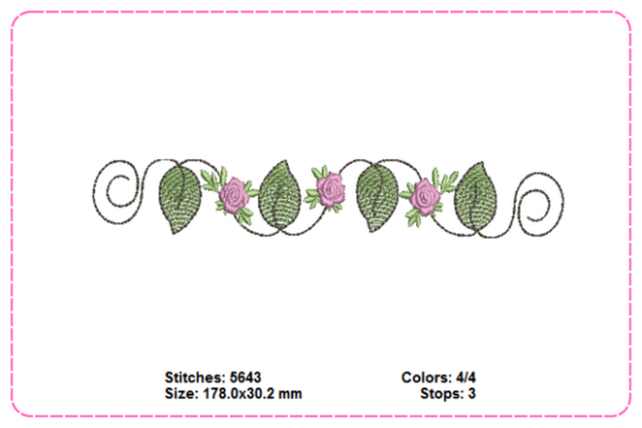 Reviewing the Floral Leaf Border for Holiday Collections