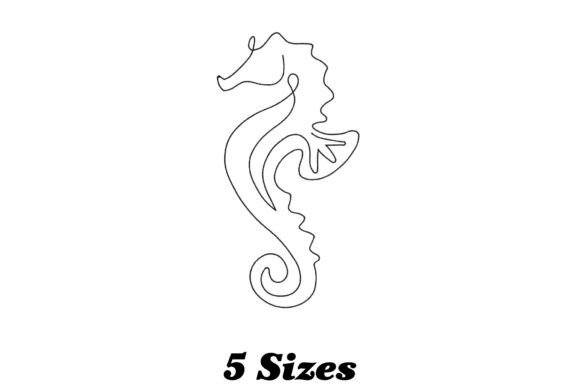 Seahorse Outline: A Coastal Embroidery Review